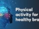 Physical activity benefits brain health illustration.