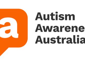 Autism Awareness Australia logo in orange.