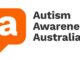 Autism Awareness Australia logo in orange.