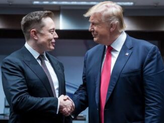 Two men shaking hands in formal attire.