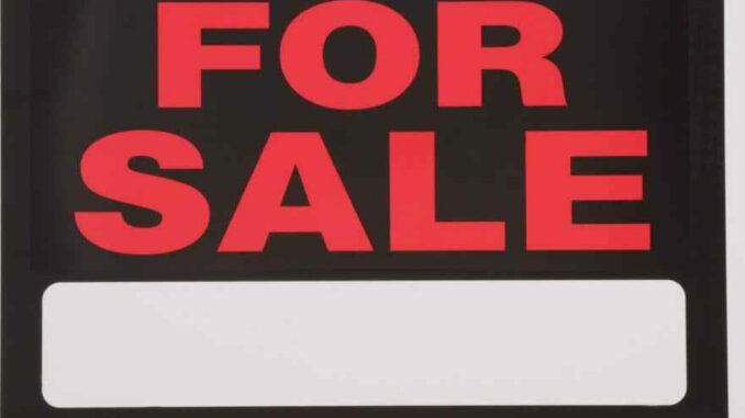 For Sale sign with blank space. For Sale sign with blank space.
