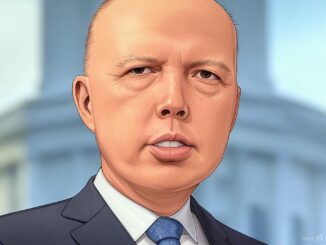 Illustration of a serious-looking man in suit.