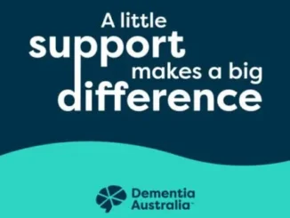 Support message from Dementia Australia organization.