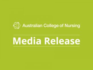 Australian College of Nursing Media Release Banner.