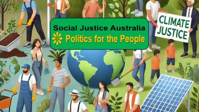 People advocating for climate and social justice. People advocating for climate and social justice.