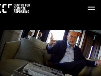 Screenshot from the undercover journalists' report on Russell Vought from the Centre for Climate Reporting