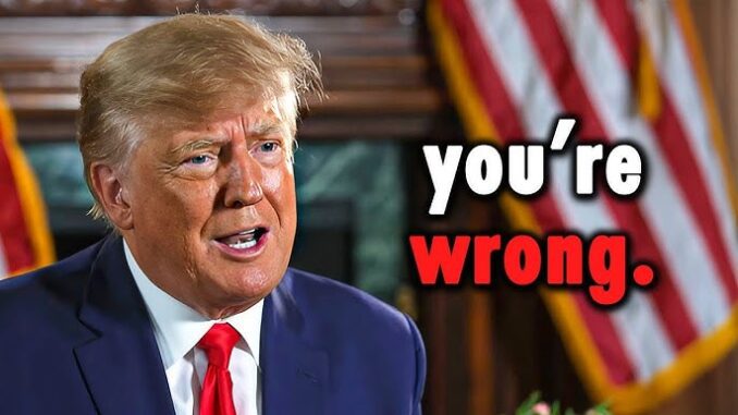 Man speaking with "you're wrong" text overlay.