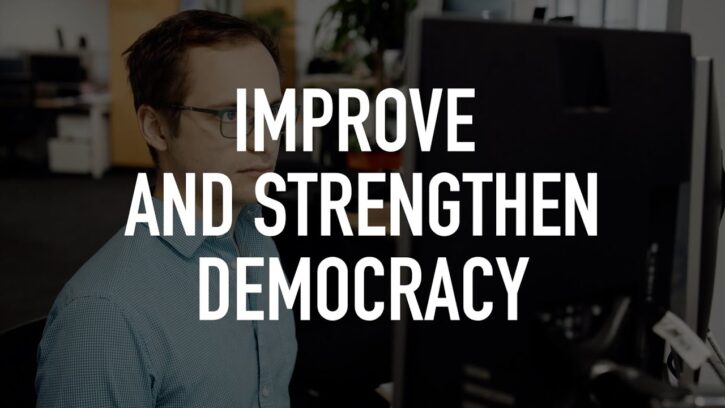 Questioning the impact of a new bill on democracy and elections.