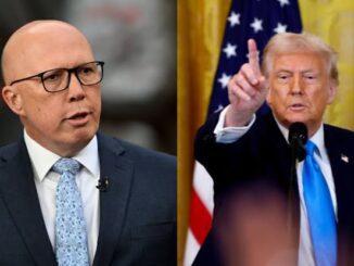Two men in suits during separate events.
