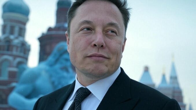 Man in suit with historic background scenery.