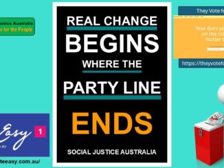 Political advocacy message and voting resources displayed.