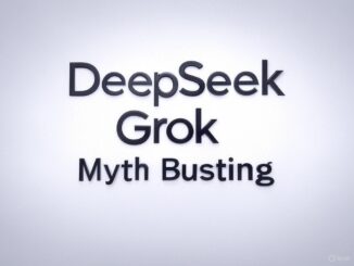 DeepSeek Grok Myth Busting text logo.