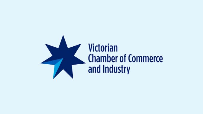 Victorian Chamber of Commerce and Industry logo. Victorian Chamber of Commerce and Industry logo.