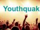 Crowd celebrating at concert, "Youthquake" text.