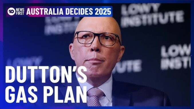 Man discussing gas plan in Australia 2025. Man discussing gas plan in Australia 2025.