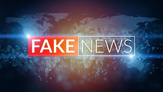 Digital graphic highlighting the phrase 'FAKE NEWS' in bold letters. Digital graphic highlighting the phrase 'FAKE NEWS' in bold letters.