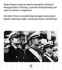 Pope Francis visits Argentina during a critical political period.