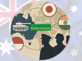 Map with flags and military silhouettes.
