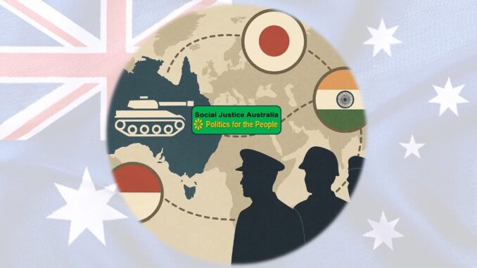 Map with flags and military silhouettes. Map with flags and military silhouettes.
