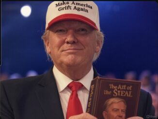 Man with hat holding a book.