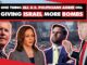 Political figures debate U.S. militaristic support for Israel amid conflict.