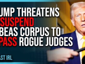 Graphic warning about Trump threatening to use the Senate as a tool against judges.