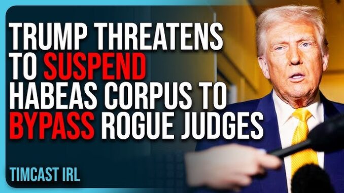 Graphic warning about Trump threatening to use the Senate as a tool against judges. Graphic warning about Trump threatening to use the Senate as a tool against judges.