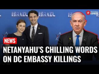 News headline about Netanyahu and DC embassy killings.