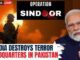Operation Sindoor targets terror hideouts in Pakistan.