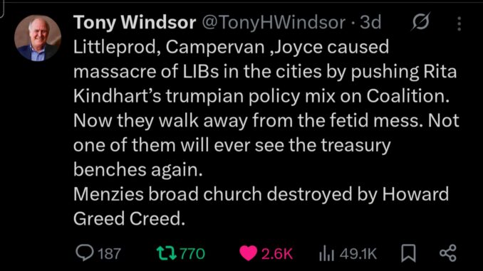 Tweet criticizing political violence and policy consequences in cities.