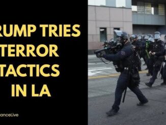 Police in tactical gear conduct a training exercise in an urban area.