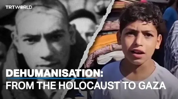 A boy speaks about humanisation from the Holocaust to today.