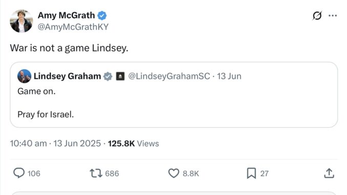 Tweet announcing a game between Israel and Lindsey in Israel.