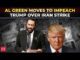 Green calls to impeach Trump over Iran strike.