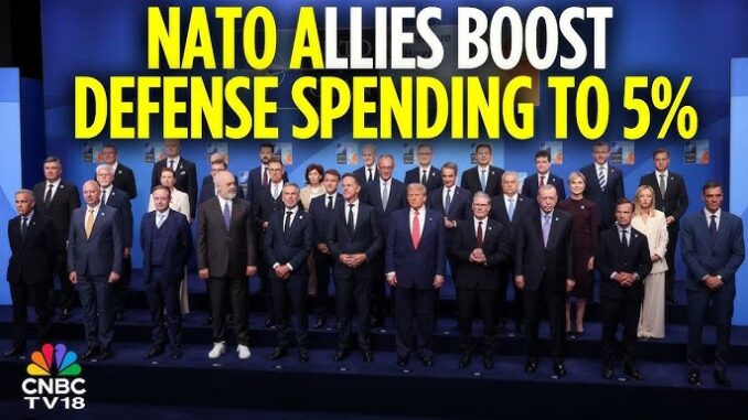 NATO leaders gather to discuss boosting defense spending targets. NATO leaders gather to discuss boosting defense spending targets.