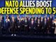 NATO leaders gather to discuss boosting defense spending targets.