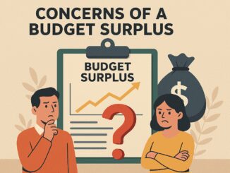 People worried about the concerns of a budget surplus.