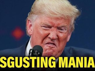 A man making a disgusted facial expression while speaking.