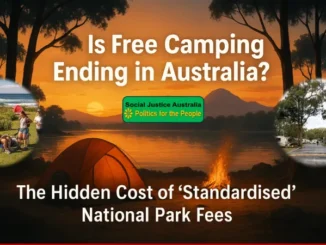 Camping fees debate in Australian national parks.