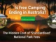 Camping fees debate in Australian national parks.
