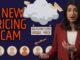 Woman discussing new pricing scam illustration.