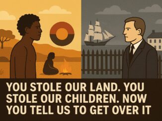 Illustration depicting colonial impact and resistance.