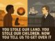 Illustration depicting colonial impact and resistance.