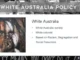 White Australia policy text and image.