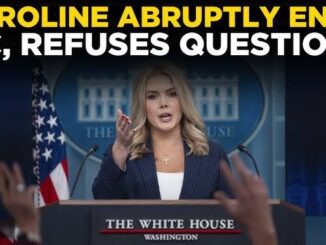 Press conference abruptly ended, questions refused.
