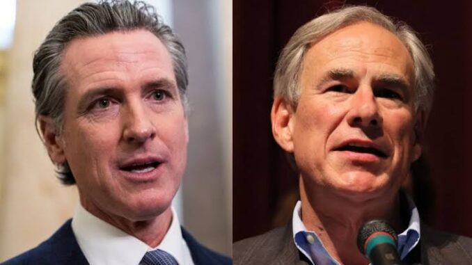 Side-by-side portraits of two men speaking Side-by-side portraits of two men speaking