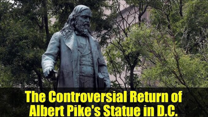 Statue of Albert Pike in Washington, D.C. Statue of Albert Pike in Washington, D.C.