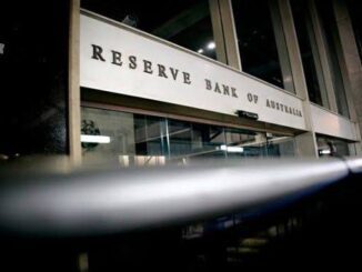 Reserve Bank of Australia building entrance.