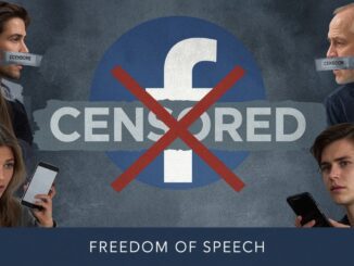 People with censored tape, freedom of speech.