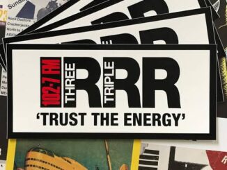 Radio station logo with "Trust the Energy.